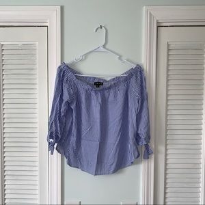 Off Shoulder Crop Top